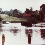Floods, Glenfrome Road - 11 July 1968. Photo courtesy Mervyn Upton.